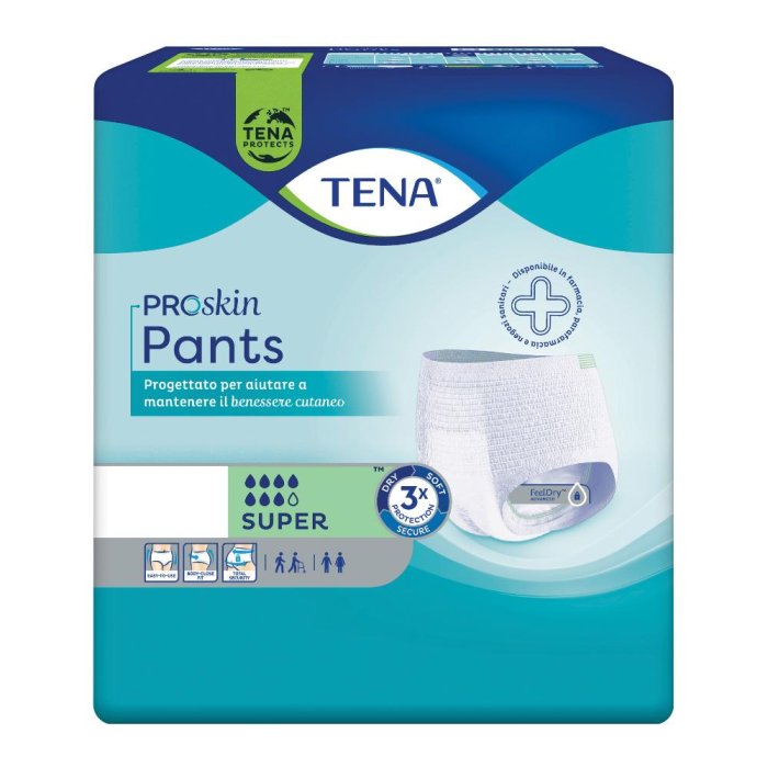 Tena Pants Super Pannolone A Mutandina Xl 12 Pezzi