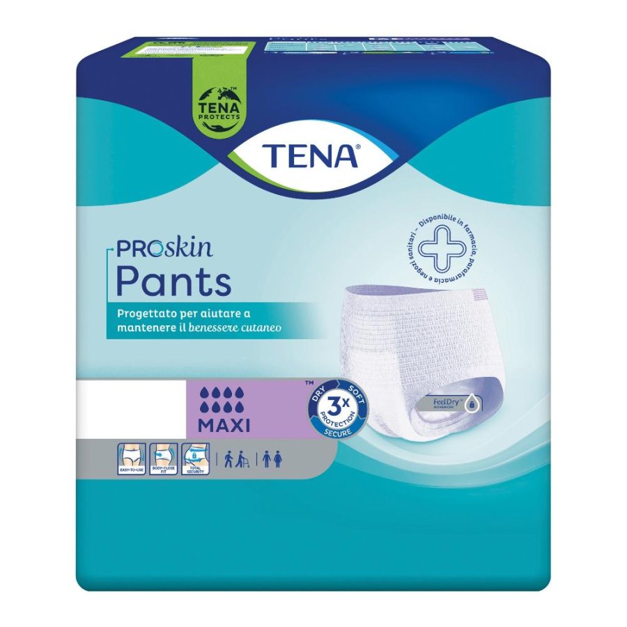 Tena Pants Maxi Pannoloni Mutandine Assorbenti Taglia XL 10 Pezzi Tena Pants Maxi Pannoloni Mutandine Assorbenti Taglia XL 10 Pezzi