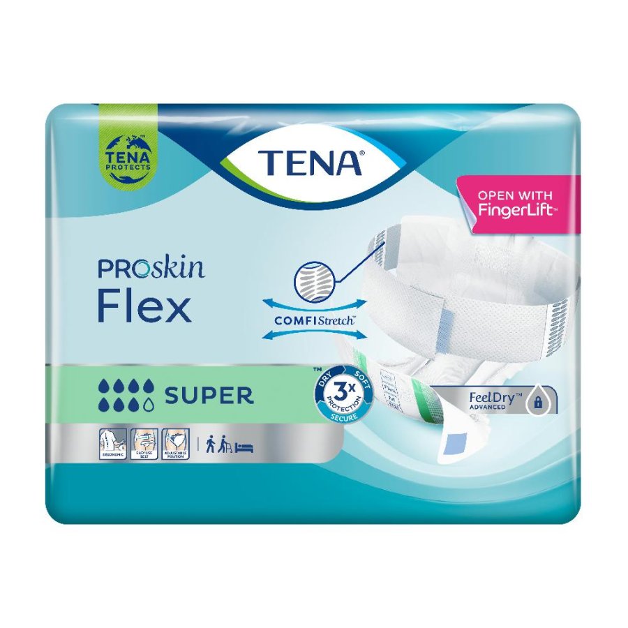 Essity Italy Pannolone Per Incontinenza Tena Flex Super Medium 30 Pezzi