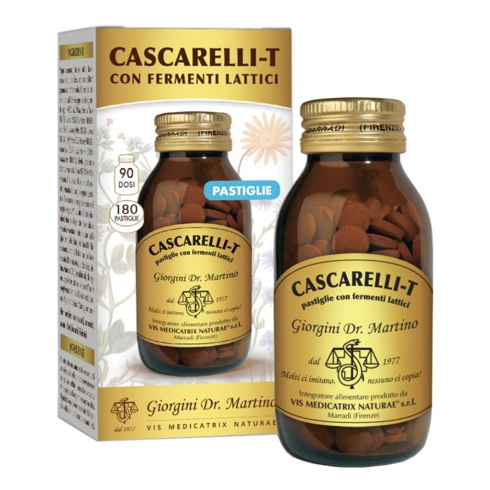 Cascarelli T 180 pastiglie lassativo a base di cascara