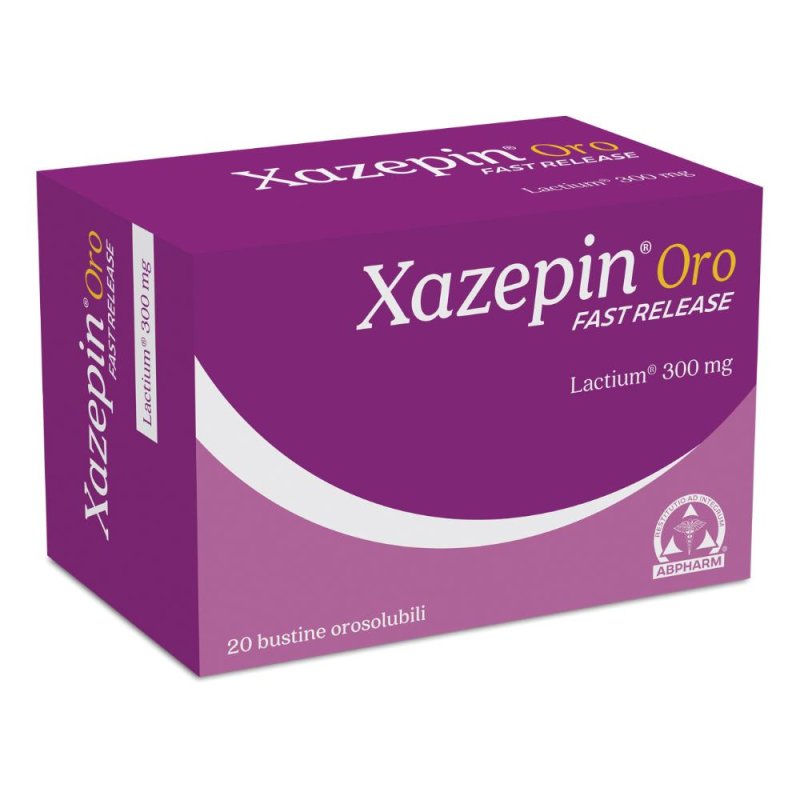 AB Pharm Xazepin Oro Fast Release Integratore Stress e Ansia 20 Bustine