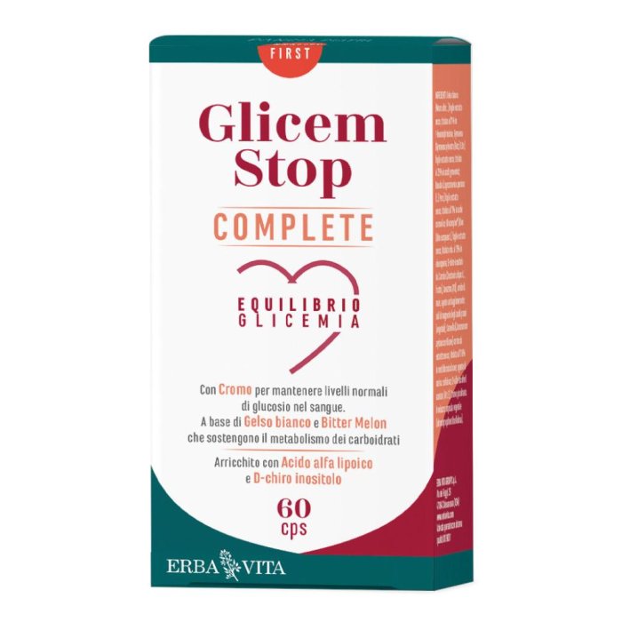 Glicem Stop Complete: Integratore per il Controllo della Glicemia 60 capsule 