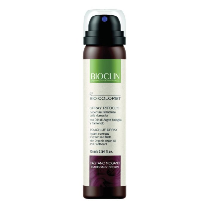BioClin Bio-Colorist - Spray Ritocco colore Castano Mogano 75ml
