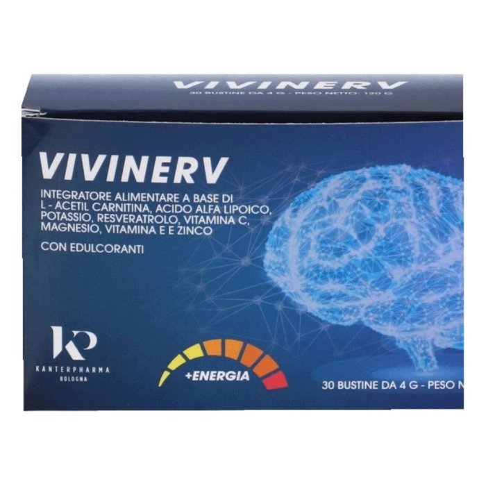 Vivinerv Propac Integratore in Bustine 30 Pezzi – Supporto al Sistema Nervoso e alla Funzione Cognitiva