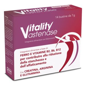 Paladin Pharma Vitality - Astenase Integratore gusto Frutti di Bosco, 14 bustine