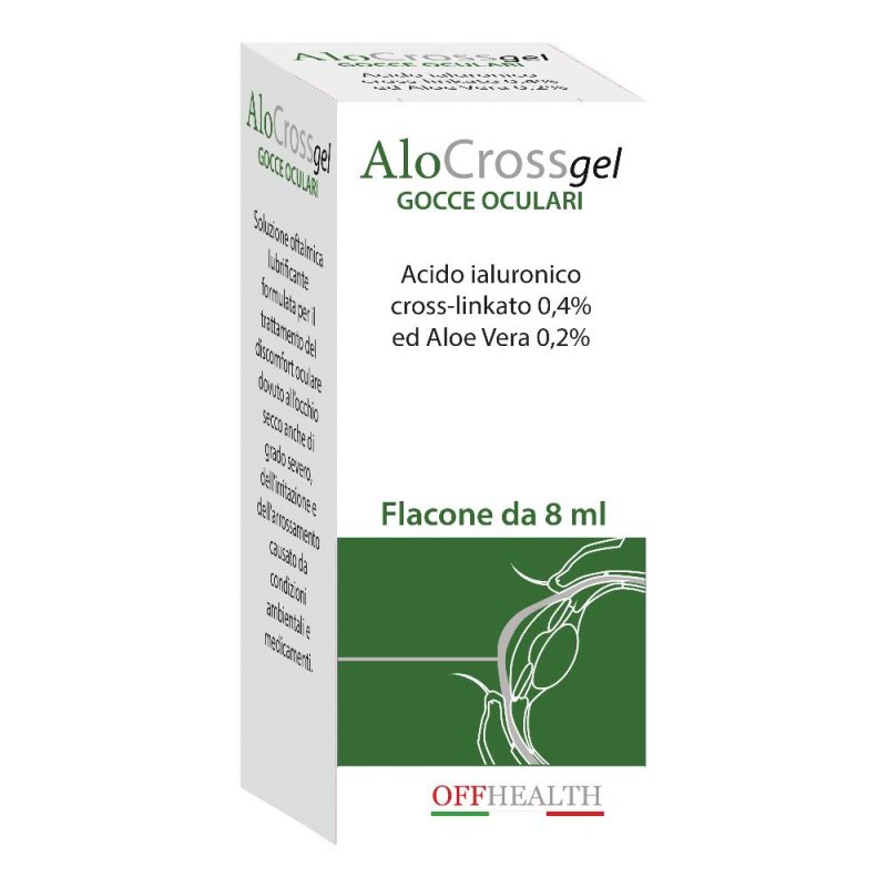 Offhealth Alocrossgel Soluzione Oftalmica 8 Ml