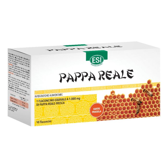 ESI Pappa Reale 10 Flaconcini Integratore Alimentare Naturale Tonico Energizzante per Adulti e Bambini