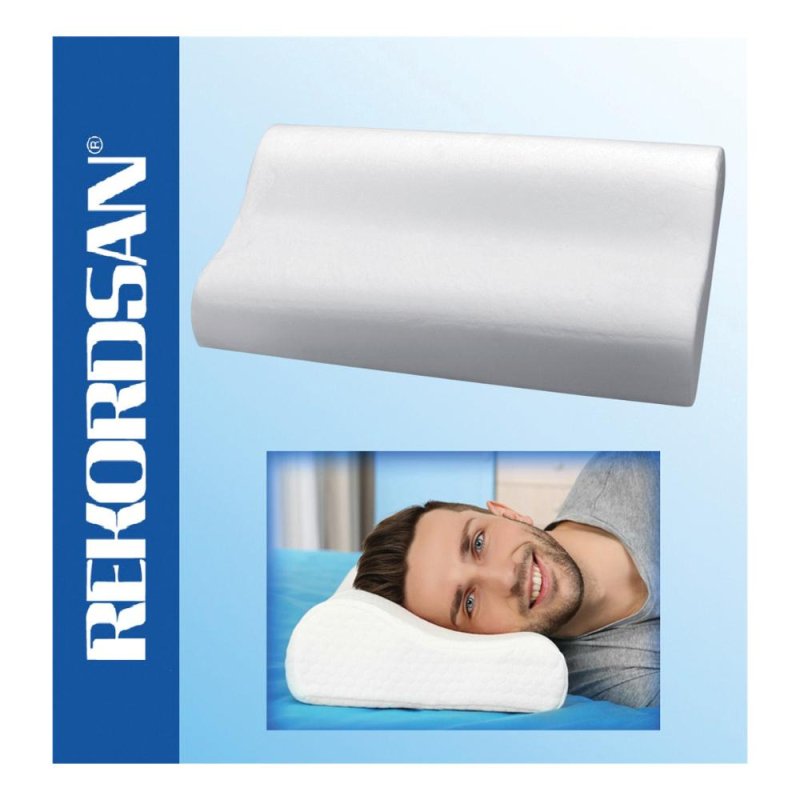 Cuscino Memory Foam Rekordsan Sirio Guanciale Ortopedico Anallergico Traspirante per Letto e Supporto Cervicale Cuscino Memory Foam Rekordsan Sirio Guanciale Ortopedico Anallergico Traspirante per Letto e Supporto Cervicale