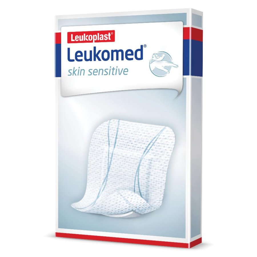 Leukoplast Leukomed Skin Sensitive Medicazione Adesiva Misura 8x15cm 5 Pezzi Leukoplast Leukomed Skin Sensitive Medicazione Adesiva Misura 8x15cm 5 Pezzi