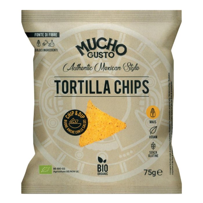 Mucho Gusto tortilla chips 75 g - snack tortilla di mais
