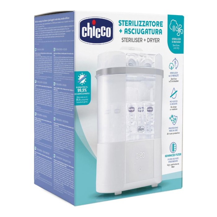  Chicco Sterilizzatore con Asciugatura per Piccoli Oggetti