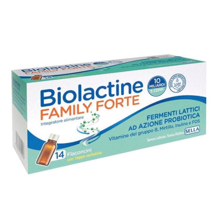 Sella Biolactine - Family Forte Integratore di Fermenti Lattici 14 flaconcini