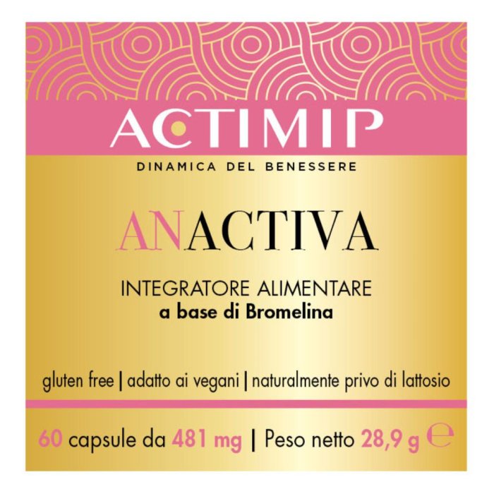 Anactiva 60 capsule - integratore con estratti vegetali per energia fisica e tono generale