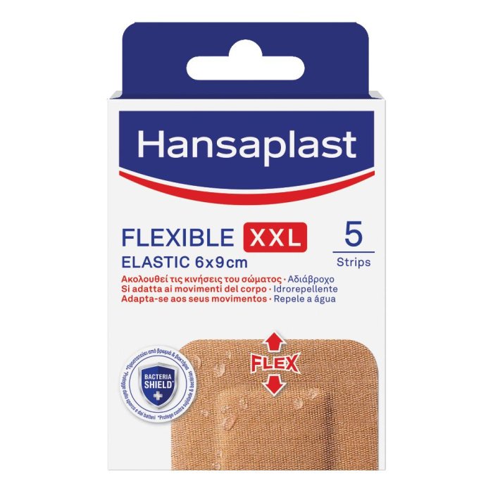Hansaplast cerotti Flexible XXL 5 pezzi - cerotti elastici extra large per ferite