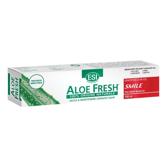 Dentifricio Sbiancante Aloe Fresh Smile con Aloe Vera 100 ml ESI
