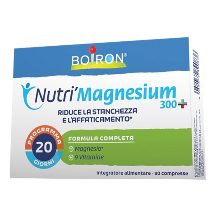 Nutri Magnesium 300 Plus integratore di magnesio ad alto dosaggio 80 compresse