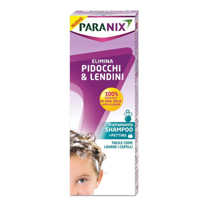 Paranix Shampoo Trattante Antipidocchi e Lendini Delicato per Bambini 200 ml