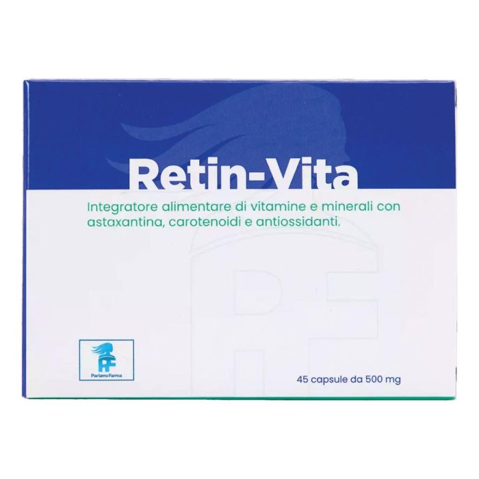 Retin Vita 45 capsule integratore con vitamine antiossidanti per benessere di pelle e vista