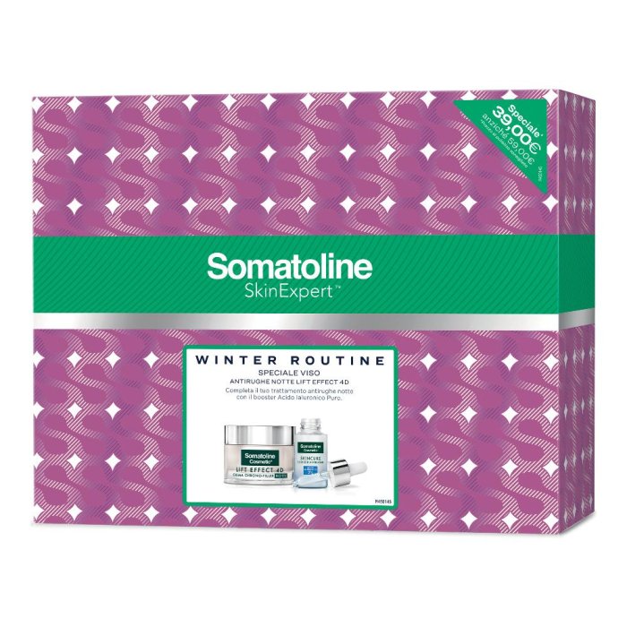 Somatoline Skin Expert Cofanetto Winter Routine Antirughe Notte Lift Effect 4D Crema Notte + Booster