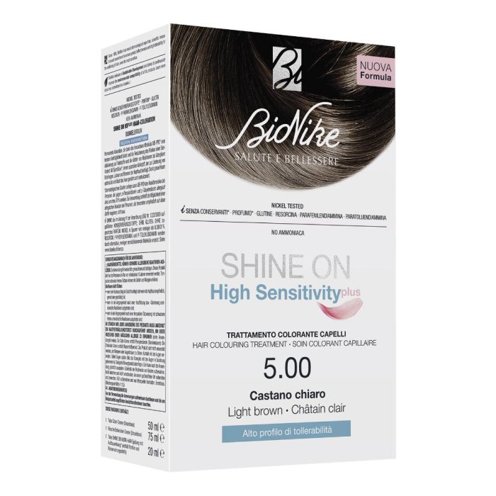 BioNike Shine On HS - Plus Trattamento Colorante 5.00 Castano Chiaro