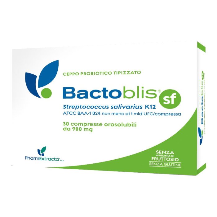 Bactoblis SF Integratore Probiotico per l'Equilibrio della Flora Batterica 30 compresse orosolubili 