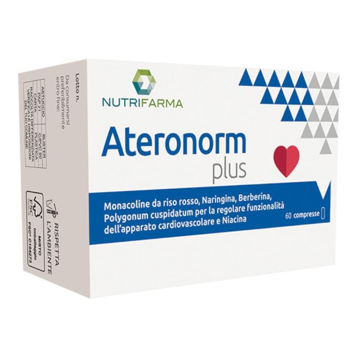 Ateronorm Integratore per Colesterolo Alto 60 Capsule per Benessere Cardiovascolare