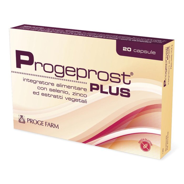 Progeprost Plus - Integratore per la Prostata 20 Capsule