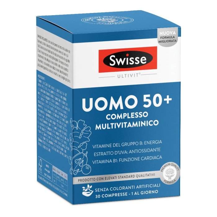Swisse Multivitaminico Uomo 50+ 30 Compresse