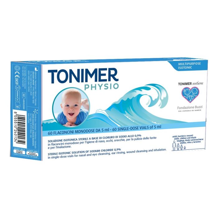 Tonimer Physio Soluzione Nasale Monodose 60 Flaconcini 5ml