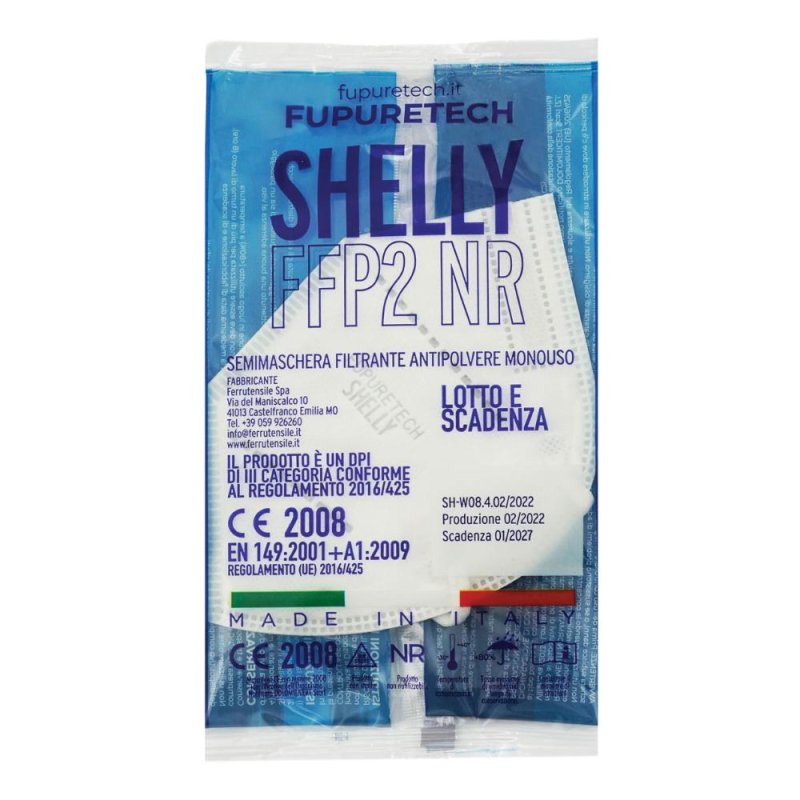 FUPURETECH SHELLY FFP2 NR BI