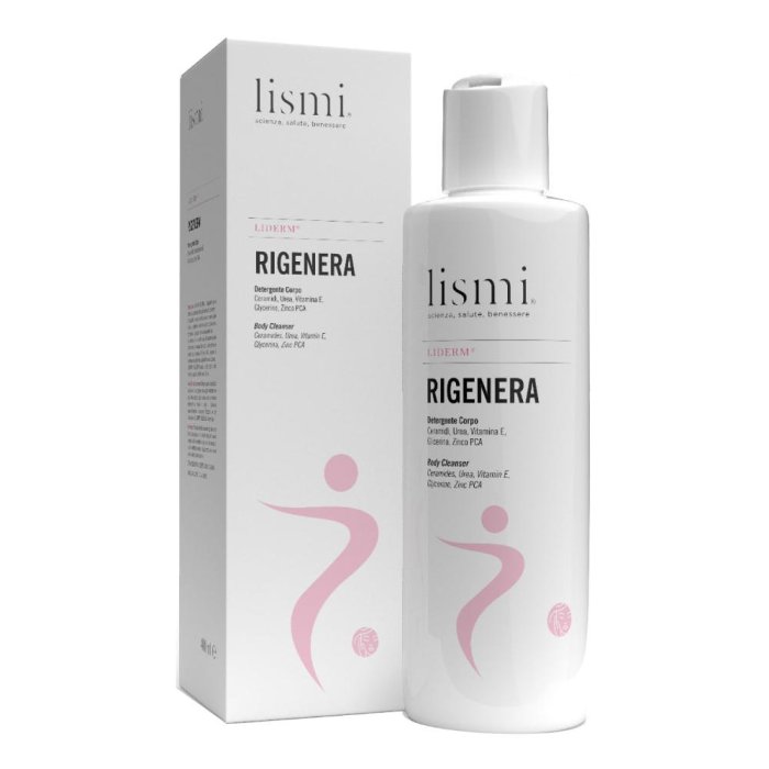 Liderm Rigenera detergente corpo 400 ml - detergente corpo delicato rigenerante