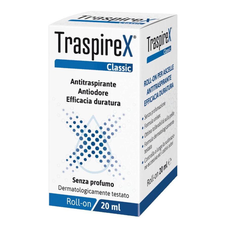 Transpirex Classic 20 ml - trattamento deodorante antisudore Transpirex Classic 20 ml - trattamento deodorante antisudore