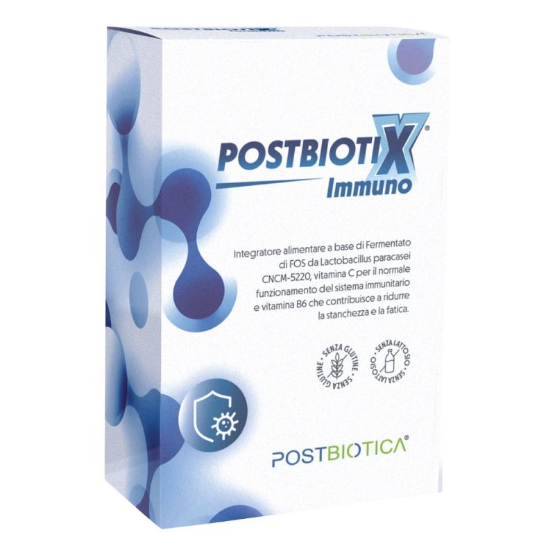 Postbiotix Immuno 20 stick pack - integratore postbiotico per difese immunitarie e microbiota intestinale