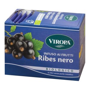 Viropa Ribes Nero bio 15 bustine - tisana biologica al ribes nero per drenaggio e benessere vascolare