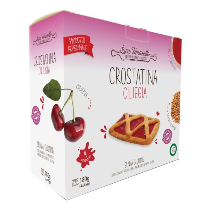 Crostatina Ciliegia Luca Tomasello senza glutine 180g