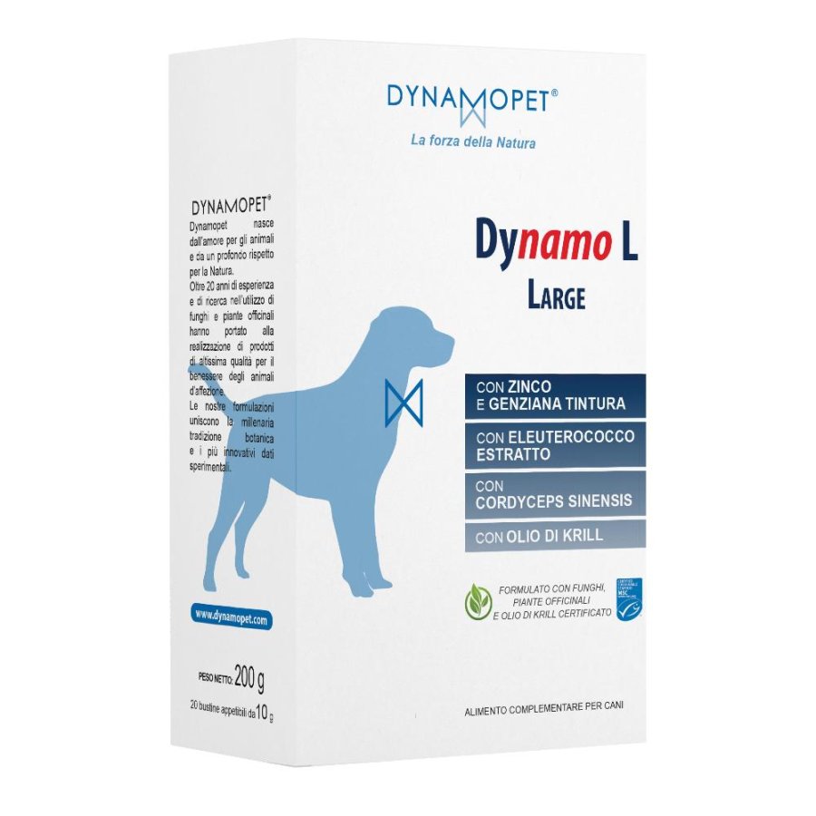 Dynamopet Dynamo L Large Cani 20 Bustine Da 10 G Dynamopet Dynamo L Large Cani 20 Bustine Da 10 G