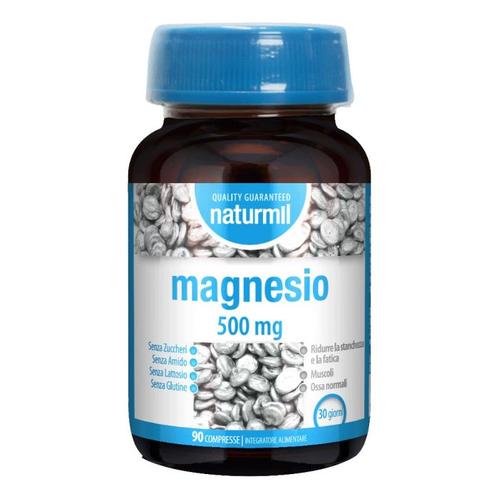 Dietmed Naturmil - Magnesio 500 mg Integratore Stanchezza 90 Compresse