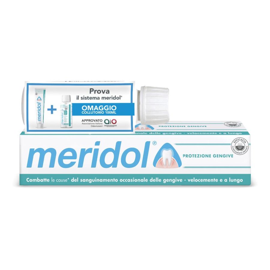 Meridol Protezione Gengive Dentifricio 75ml + Collutorio 100ml Meridol Protezione Gengive Dentifricio 75ml + Collutorio 100ml