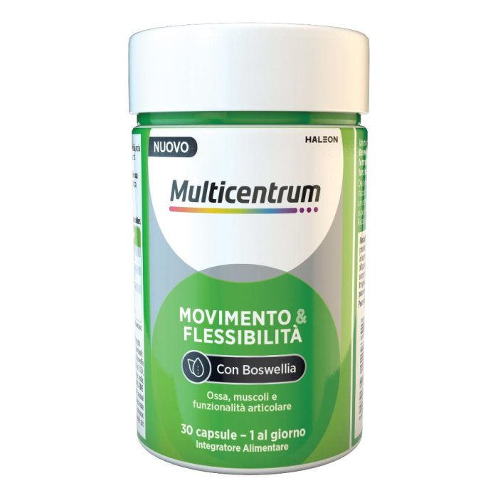  Multicentrum Movimento e Flessibilità con Boswellia Integratore Ossa e Articolazioni 30 Capsule