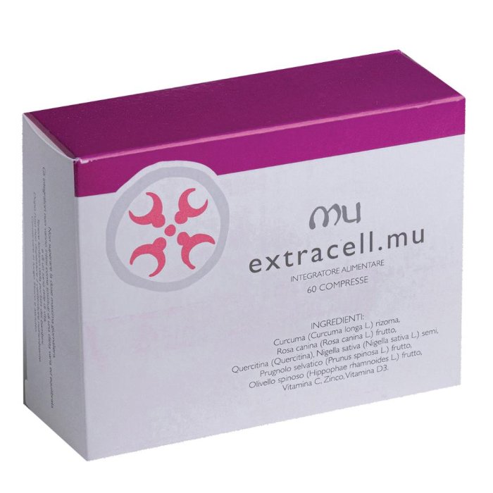 Extracell MU 60 compresse - integratore con mucopolisaccaridi e vitamina C per cartilagini articolari
