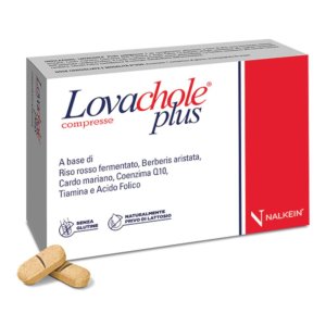 Lovachole Plus integratore con riso rosso fermentato e berberina 30 compresse