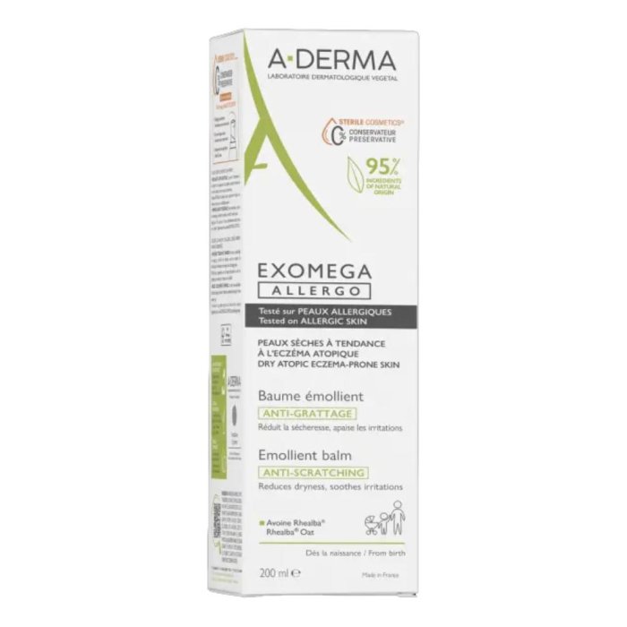 A-Derma Exomega - Allergo Balsamo Emolliente Cosmetico Sterile 40 ml