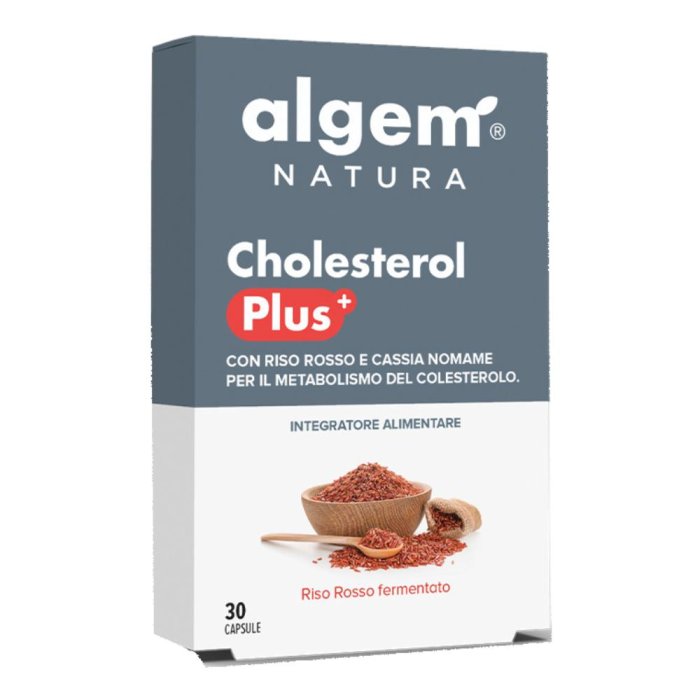 Algem Cholesterol Plus integratore per colesterolo 30 capsule | supporto al controllo del colesterolo alto | acquisto online sul web