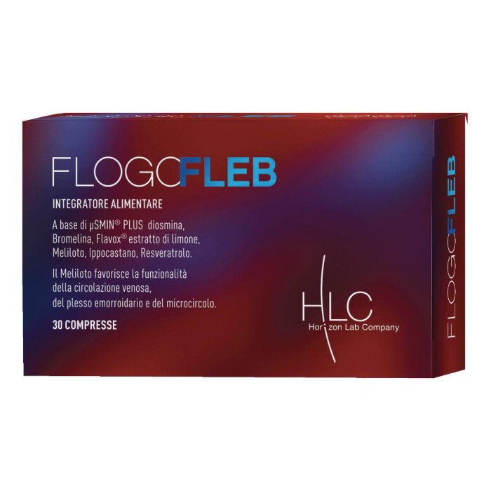 Flogo Fleb Horizon Lab Company - Integratore Antiedemigeno per Edema Traumatico e Post-Operatorio 30 compresse