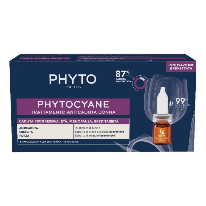 Phytocyane fiale donna caduta progressiva 12 fiale da 5 ml