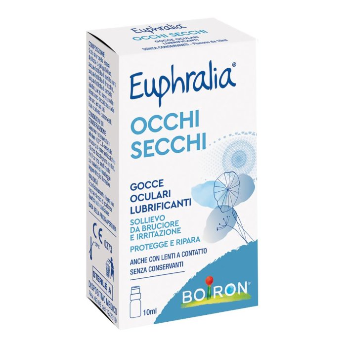 Boiron Euphralia - Occhi Secchi Collirio Gocce Oculari Lubrificanti 10 ml