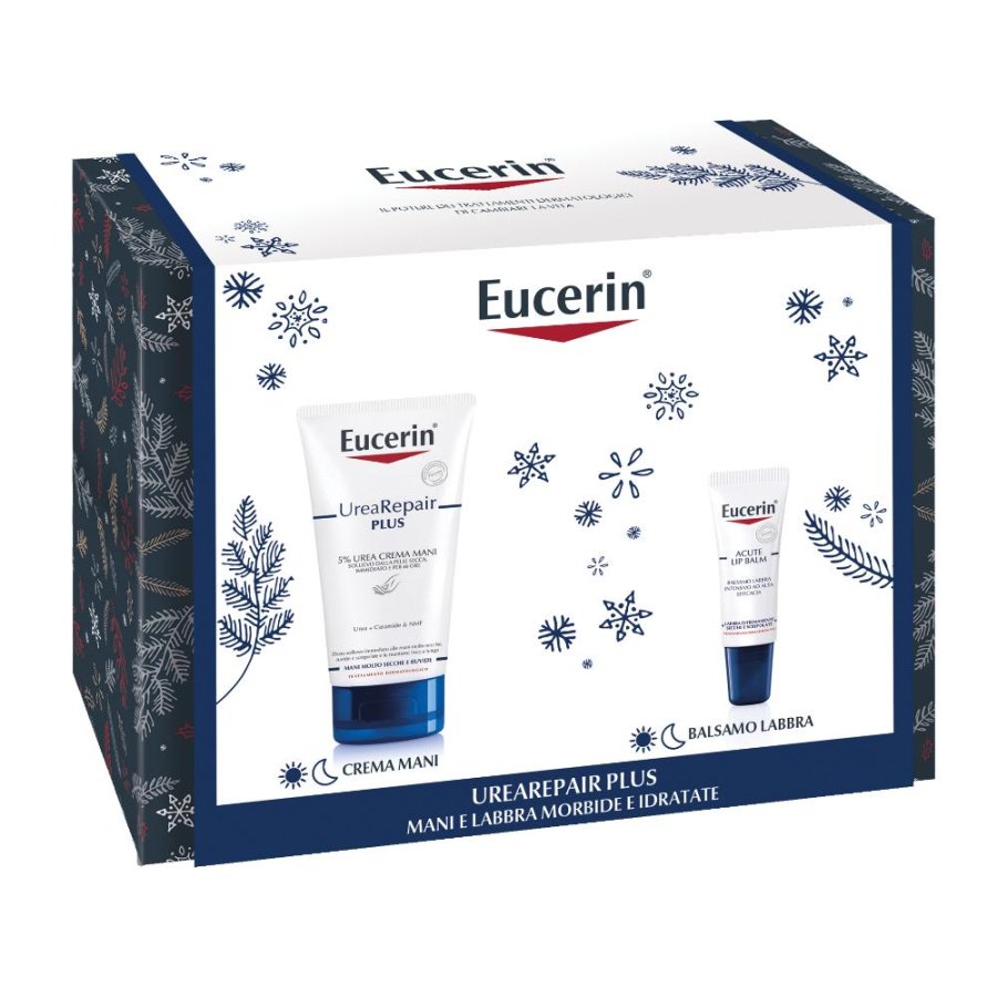 Eucerin Cofanetto Urearepair Plus Crema Mani 75ml + Balsamo Labbra 10ml Eucerin Cofanetto Urearepair Plus Crema Mani 75ml + Balsamo Labbra 10ml