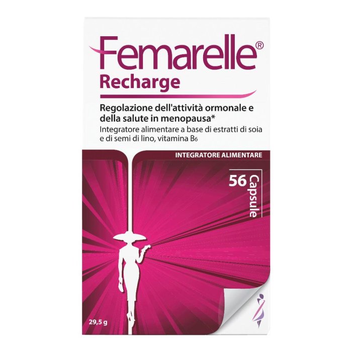 Femarelle Recharge integratore per il benessere in menopausa 56 capsule