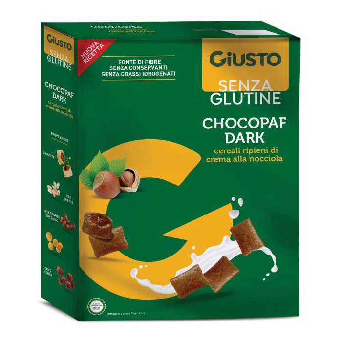 Giuliani Giusto ChocoPaff Dark Senza Glutine Per Celiaci 300g