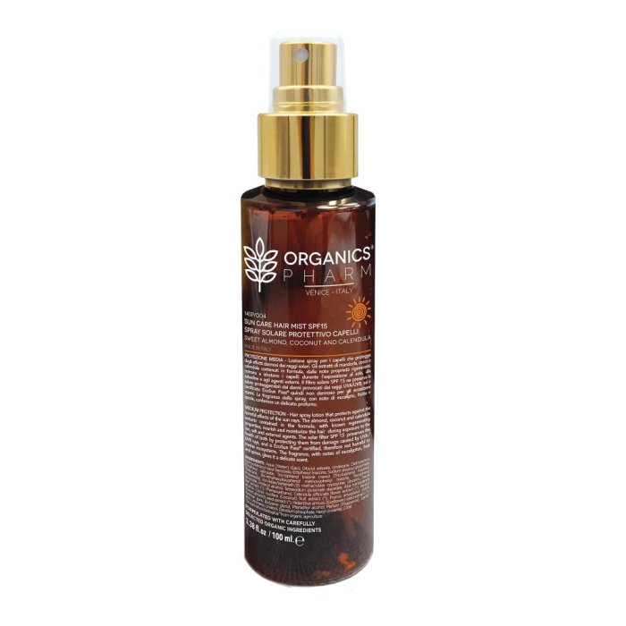 Organics Sun Care - Hair Mist SPF15 Spray Protettivo Capelli 100 ml